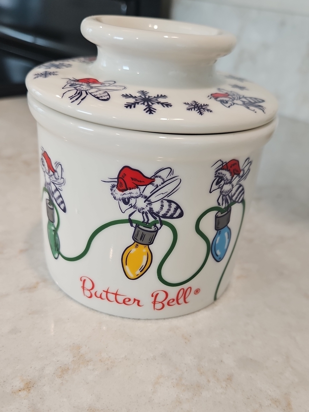 "Bee-lightful" Holiday Butter Bell